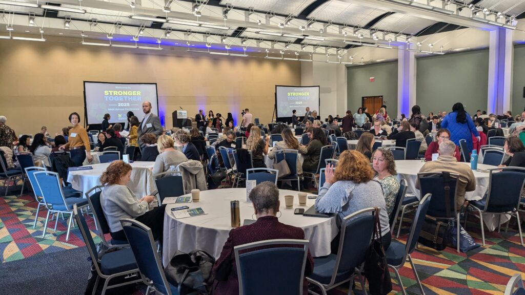 DCU Center main ballroom hosting Massachusetts Nonprofit Network Conference
